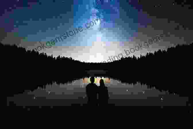 A Couple Embracing Under A Starry Night Sky, Their Eyes Locked In A Moment Of Intense Connection Into Your Orbit (A Rekindled Love 1)