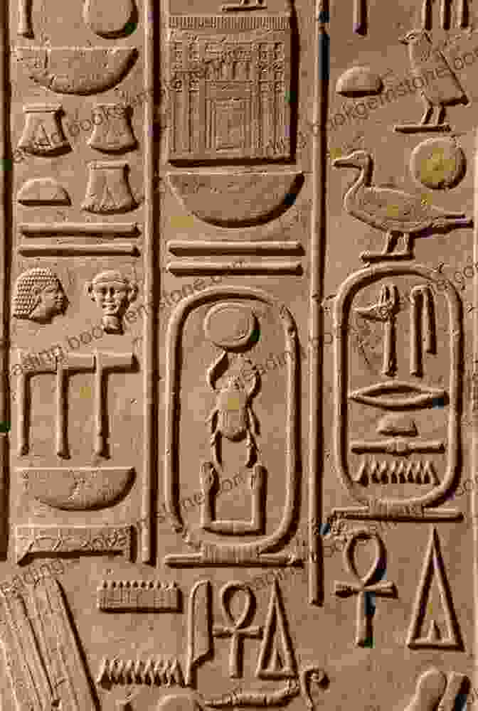 A Detailed Photograph Of A Hieroglyphic Inscription. The Art In Ancient Egypt: Illustrated Edition