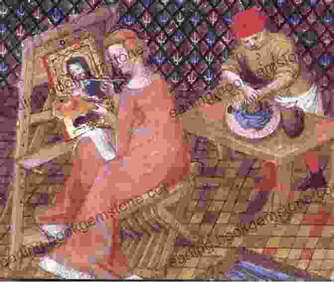 A Group Of People At A Medieval Art Workshop Medieval Art Veronica Sekules