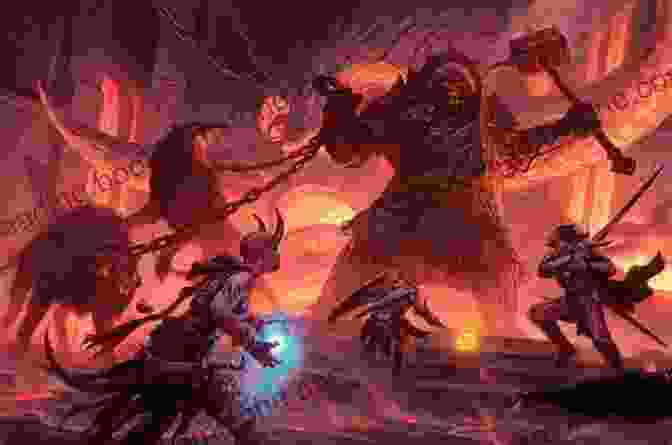A Group Of Players Battling A Giant Monster In A Dungeon Inferno: Play To Live A LitRPG (Book 4)
