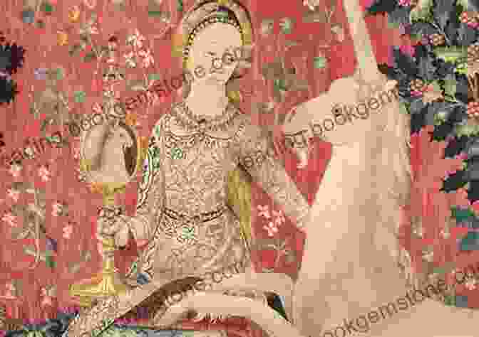 A Medieval Painting Of A Lady And A Unicorn, Surrounded By Courtiers Medieval Art Veronica Sekules