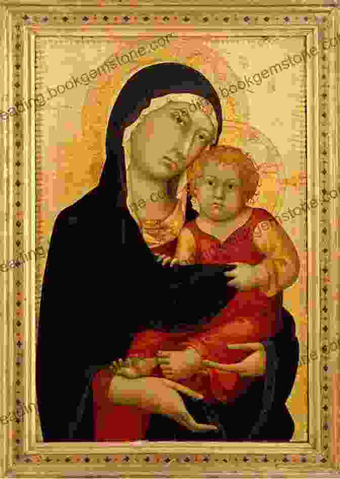 A Medieval Painting Of A Madonna And Child, With Gold Leaf Accents Medieval Art Veronica Sekules