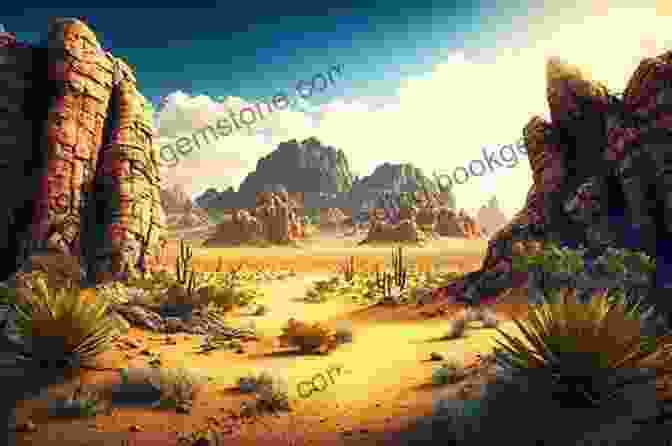 A Panoramic View Of The Arid Desert Landscape, With Rugged Mountains In The Distance And Sparse Vegetation Scattered Throughout The Foreground. The Sky Is A Clear, Azure Blue. The Land Of Little Rain (Modern Library Classics)