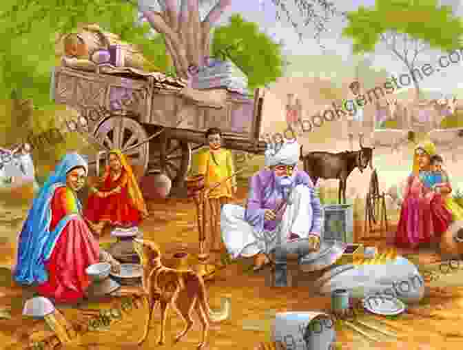 A Scene Depicting A Group Of Villagers Seeking Guidance From A Wise Tree Folk The Tree Folk