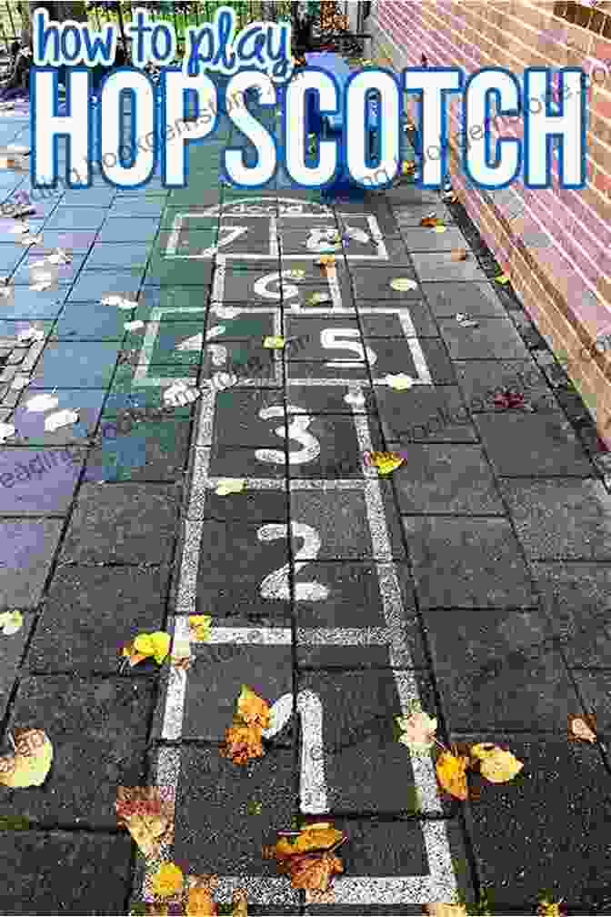 A Street Art Installation Of A Group Of People Playing Hopscotch. Hand Lettering For Laughter: Gorgeous Art With A Hilarious Twist