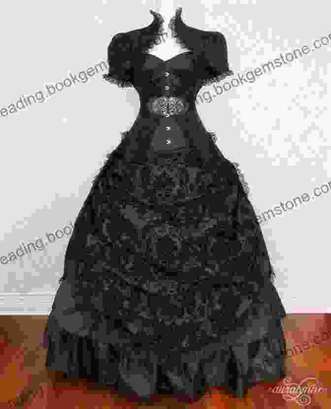 A Stunning Steampunk Gown Featuring Intricate Lace And A Flowing Silhouette Sensibility Grey Steampunk Collection 1 3: A Collection Of Steampunk Suspense