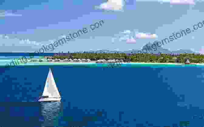 A Vintage Photograph Of A Sailboat Sailing Through The South Pacific, With Lush Islands And Clear Blue Waters In The Background Letters From A Sailor South Seas (South Seas Tales 2)