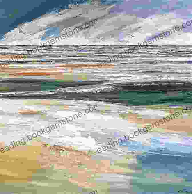 Abstract Still Life Sea Scape Landscape With Impasto Texture Artwork And Poetry: Abstract Still Life Sea Scape Landscape
