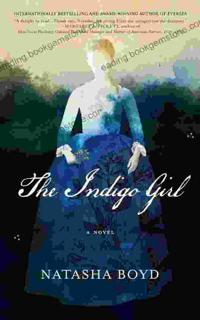 Book Cover Of 'The Indigo Girl' With A Young Girl Standing In A Field, Surrounded By Mystical Creatures And Vibrant Colors The Indigo Girl: A Novel