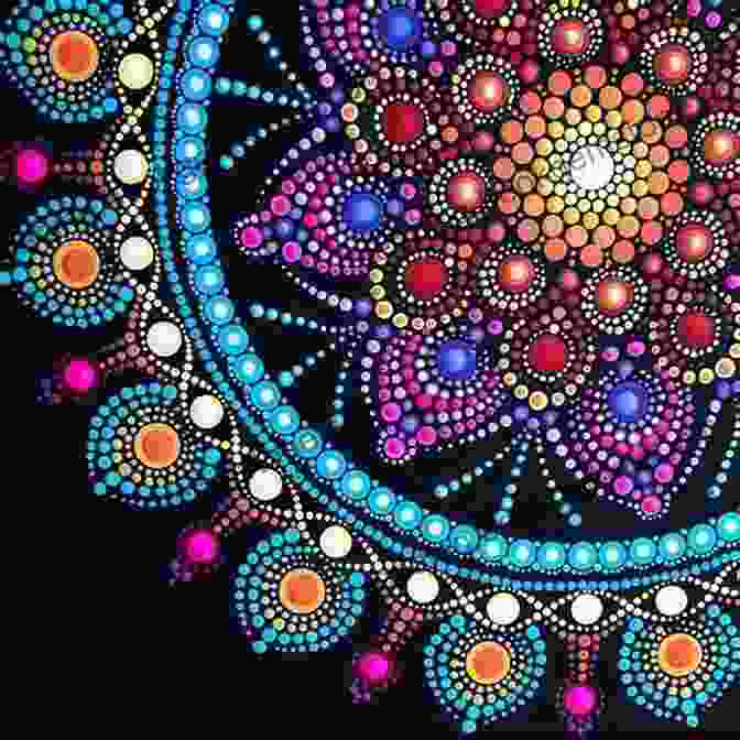 Colourful Mandala With Vibrant Hues And Bold Accents 55 Geometric Mandalas: Anti Stress Colouring