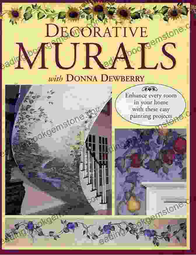 Donna Dewberry's Mural Transforming A Living Room Wall Donna Dewberry S Quick Easy Murals