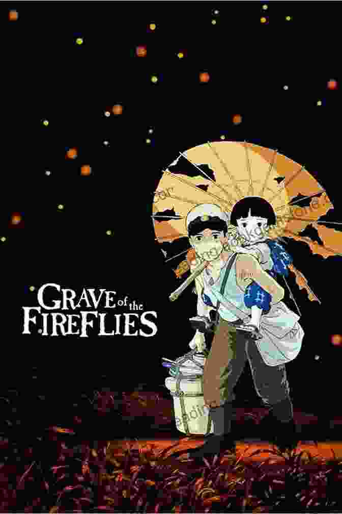 Grave Of The Fireflies Film Poster Featuring Seita And Setsuko Sitting On A Grassy Hilltop Overlooking The Sea. Grave Of The Fireflies (BFI Film Classics)