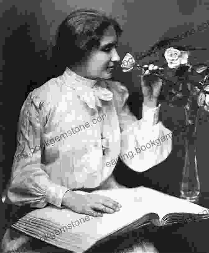 Helen Keller, A Young Woman With A Determined Expression, Wearing A Dress And Holding A Book In One Hand And A Cane In The Other. Beyond The Miracle Worker: The Remarkable Life Of Anne Sullivan Macy And Her Extraordinary Friendship With Helen Keller