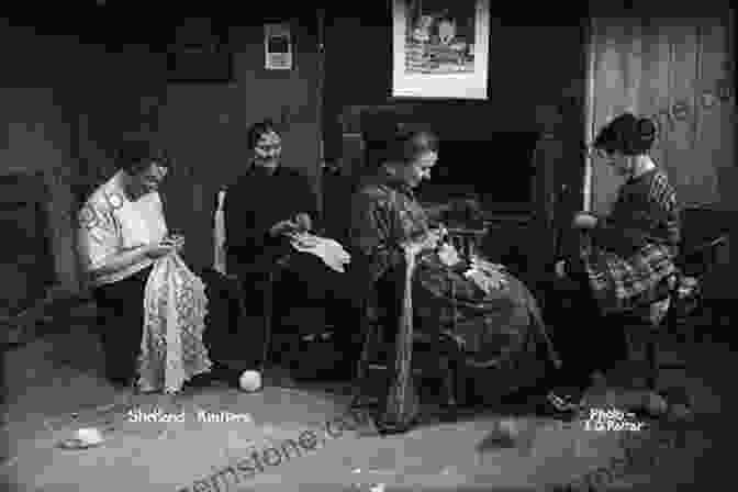 Historical Image Of Fair Isle Knitters In The Shetland Islands Fair Isle Knitting: A Practical Inspirational Guide