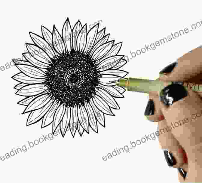 How To Draw A Sunflower How To Draw: Flowers: In Simple Steps