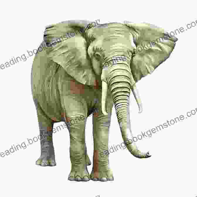 Illustration Of An African Elephant (Loxodonta Africana) Standing In The African Savanna 286 Full Color Animal Illustrations: From Jardine S Naturalist S Library (Dover Pictorial Archive)