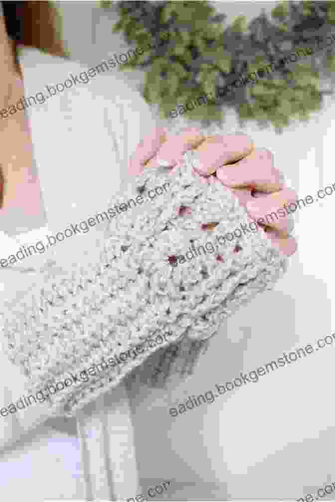Image Of Chunky Fingerless Gloves Crocheted In A Soft Pink Chunky Yarn, Showcasing Their Thick And Cozy Texture. Crochet Fingerless Gloves: Simple Fingerless Gloves Patterns To Crochet