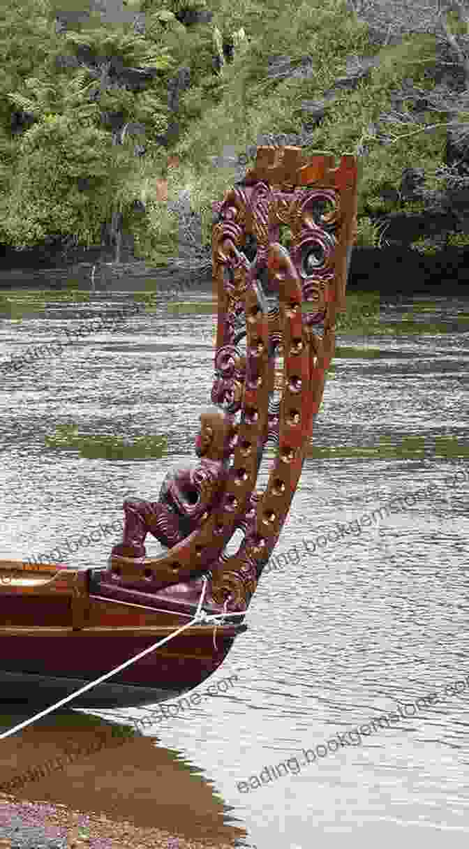 Māori Carving On A Waka (canoe) New Zealand Memories: A Painterly Journey Through Aotearoa The Land Of The Long White Cloud