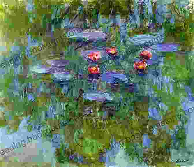 Water Lilies, A Painting By Claude Monet From The Impressionism Movement B: The Beginning Artworks