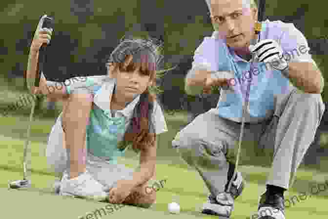 Winifred Brown Teaching A Young Girl How To Play Golf Duffers On The Deep Winifred Brown